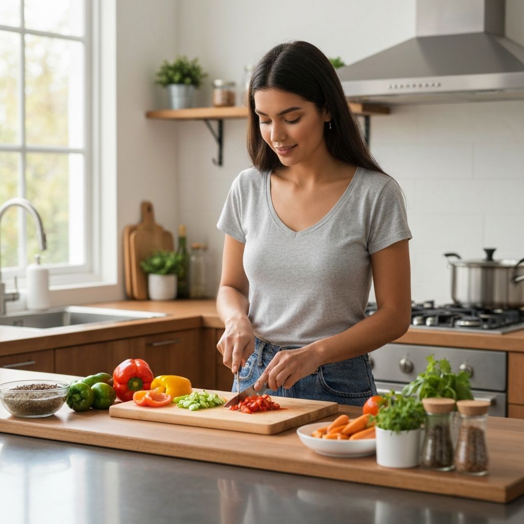 Ausgewogene Mahlzeiten vorbereiten